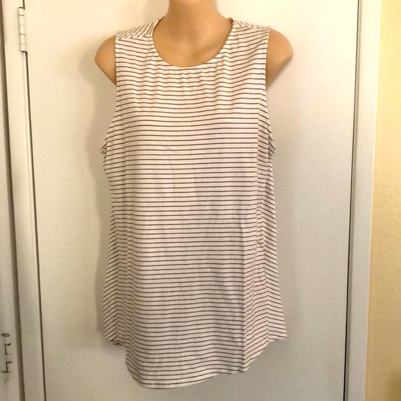 J. Jill Tops - JJill cotton tank striped Women’s Size Medium ExCo